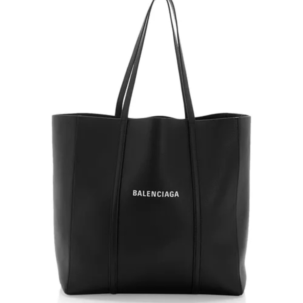 Balenciaga everyday leather logo tote